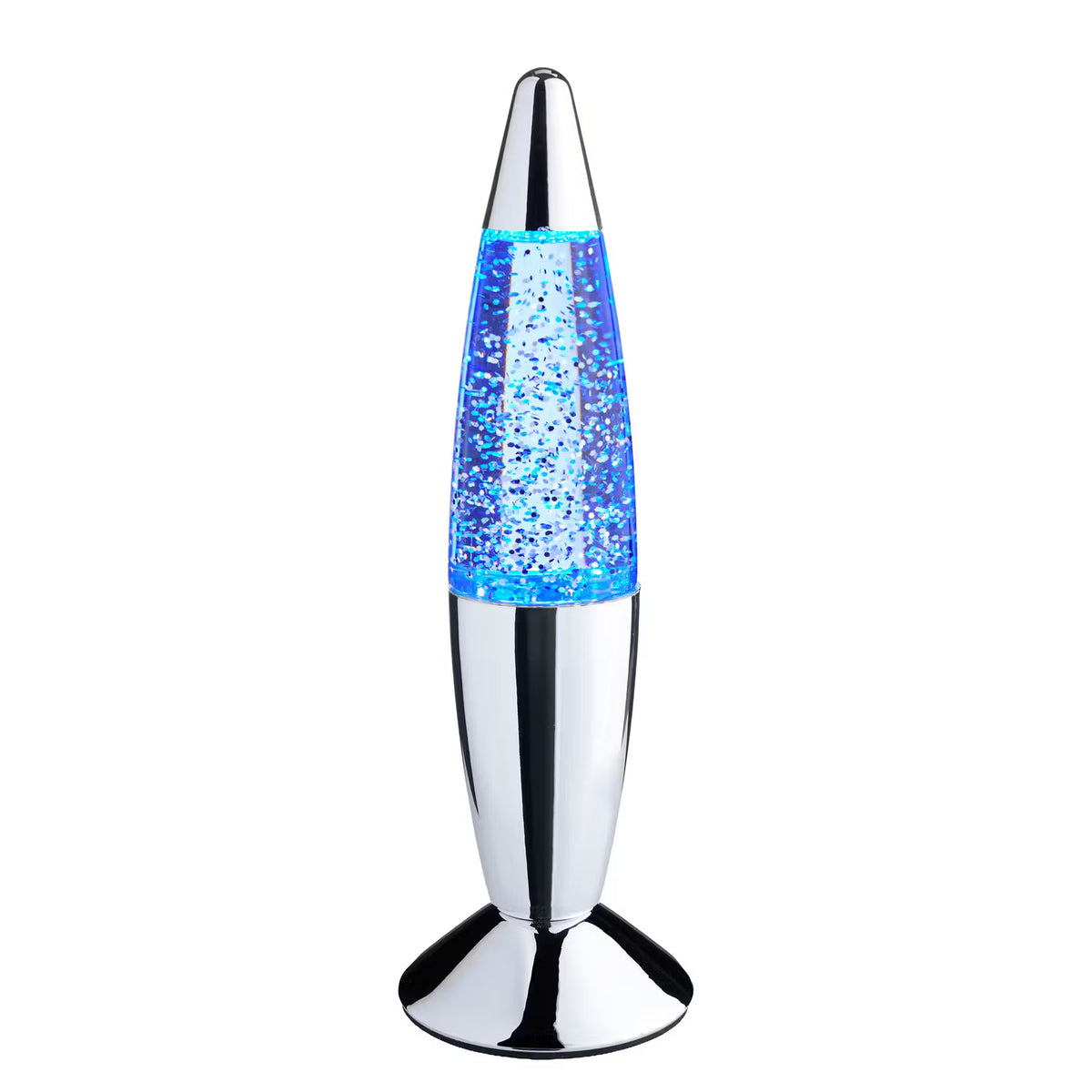 LITTLE FLOW LED Glitter-Objekt - ABS/Glas - Silber