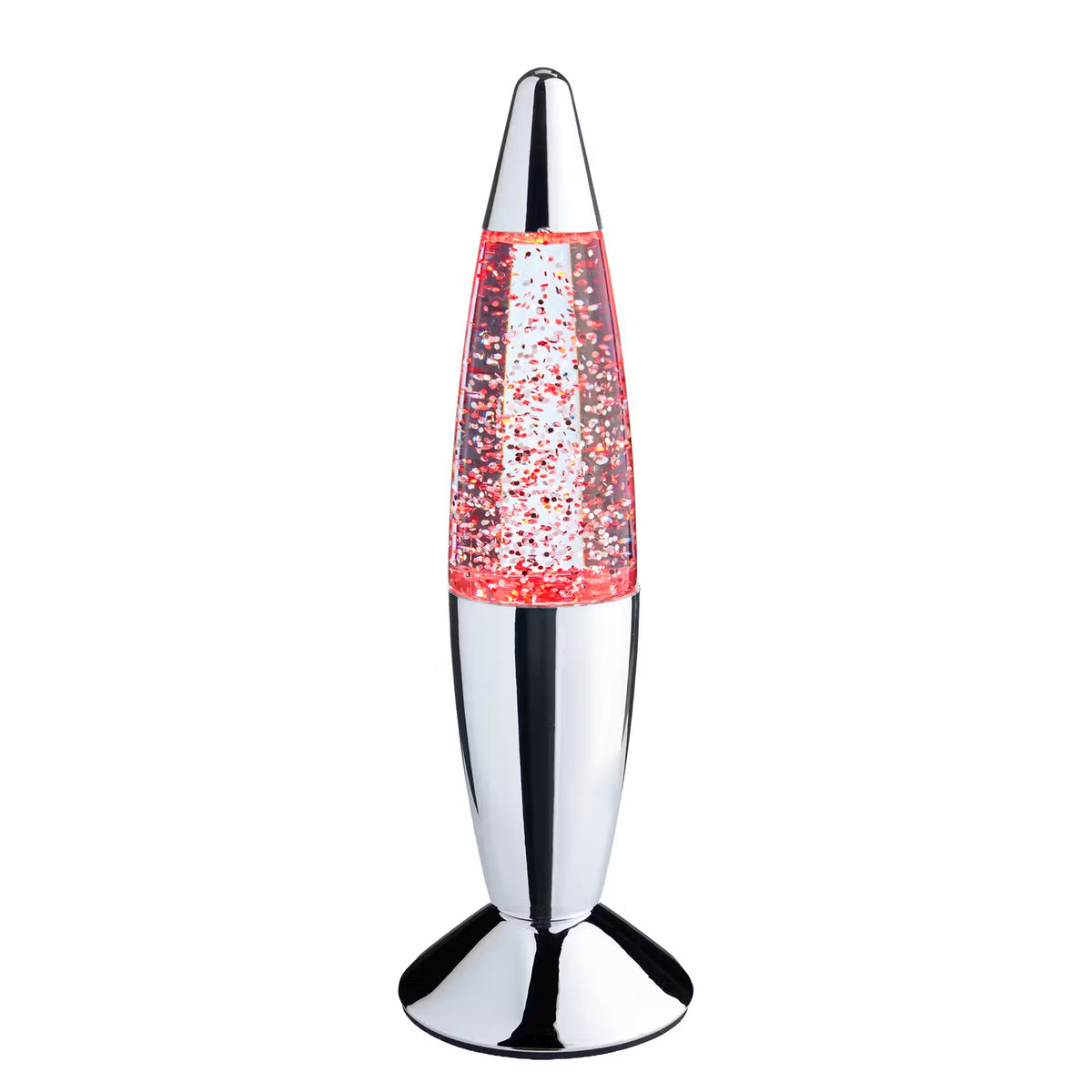 LITTLE FLOW LED Glitter-Objekt - ABS/Glas - Silber