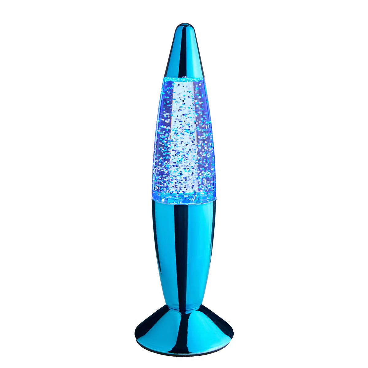 LITTLE FLOW LED Glitter-Objekt - ABS/Glas - Blau