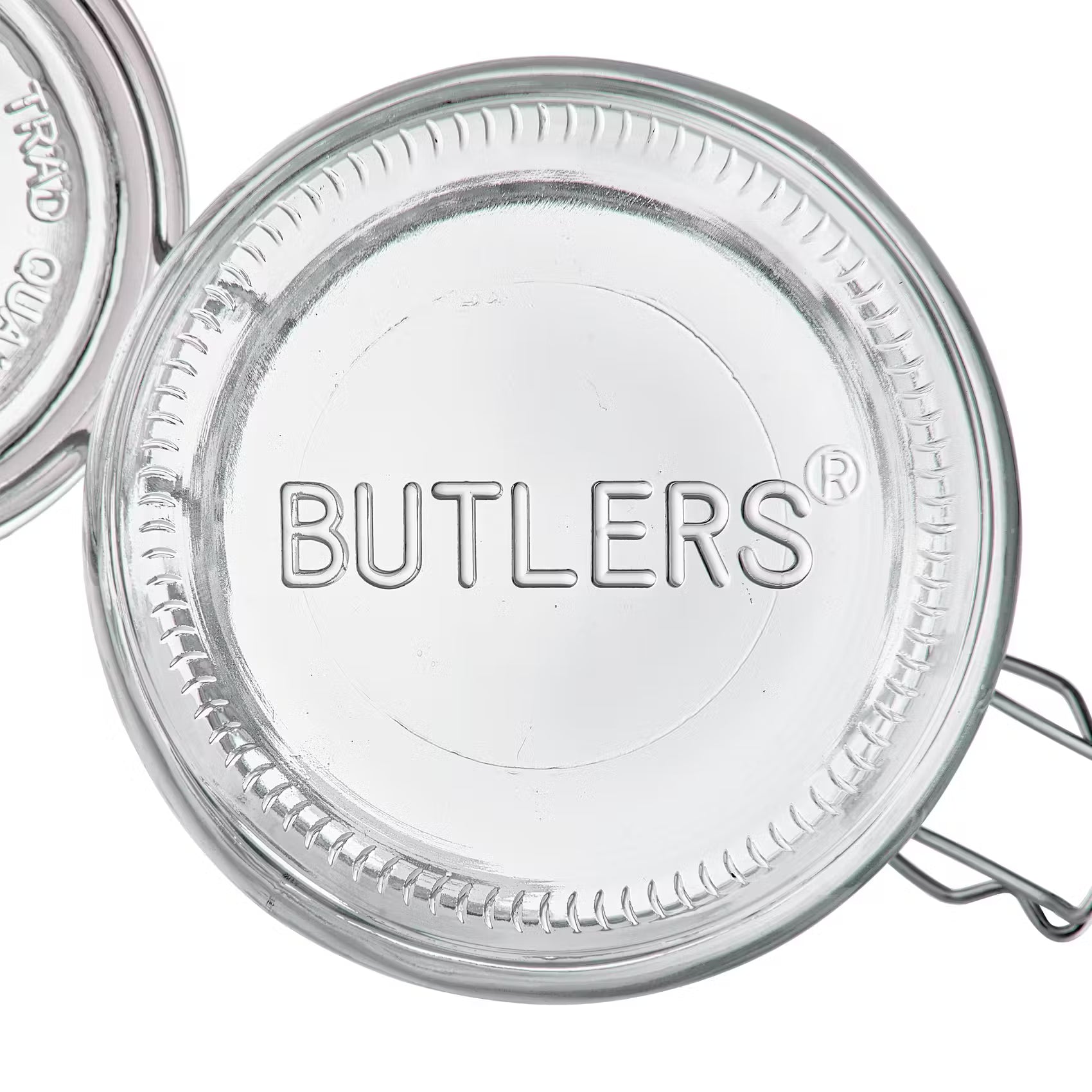 MASON'S Aufbewahrungsglas 6er-Set - Glas, Edelstahl - Transparent - Fassungsvermögen: 0.53 L