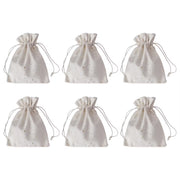 PACK-A-BAG Geschenke-Säckchen Sterne 6er-Set - Baumwolle - Creme