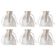 PACK-A-BAG Geschenke-Säckchen Tanne 6er-Set - Baumwolle - Creme