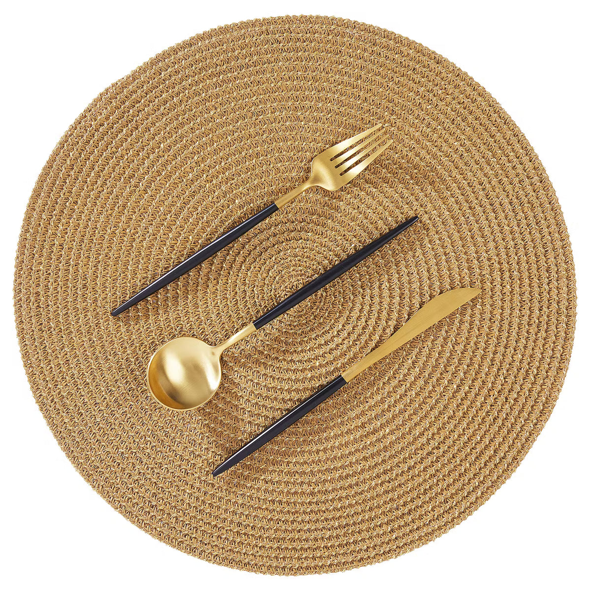AMBIENTE Platzset 4er-Set - Polypropylen - Goldbraun