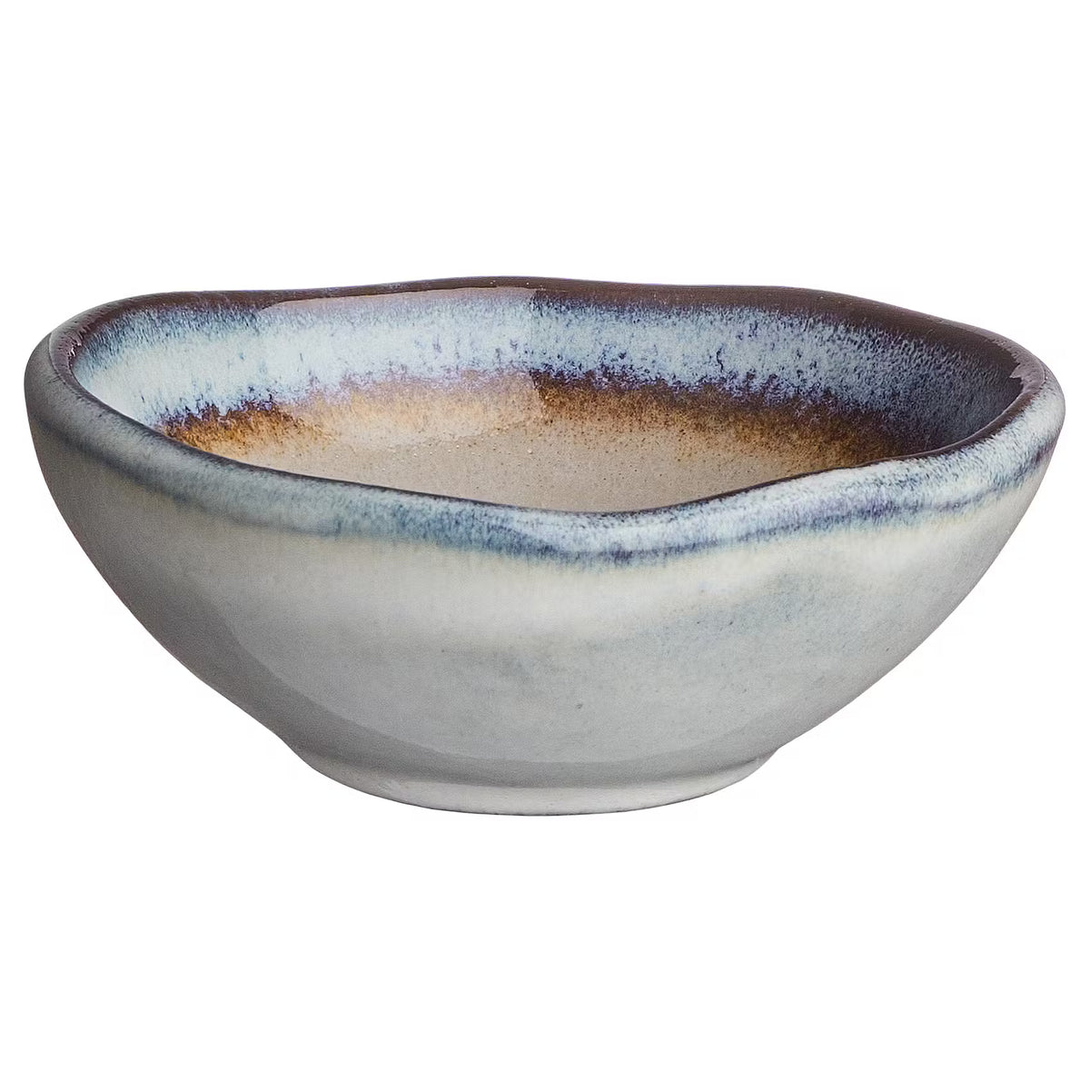 ARTISAN Dipschale 6er-Set - Steinzeug - Grau / Blau