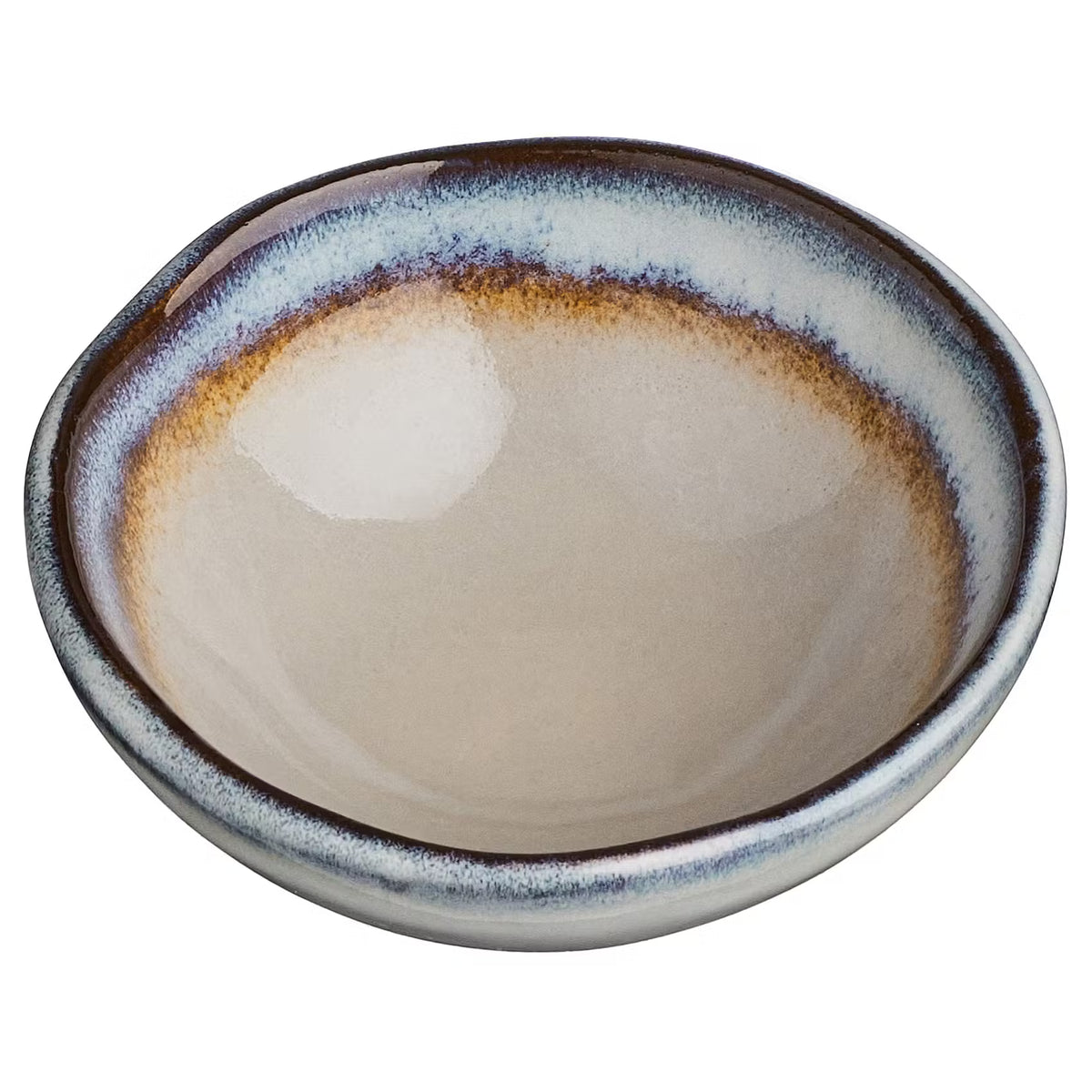 ARTISAN Dipschale 6er-Set - Steinzeug - Grau / Blau