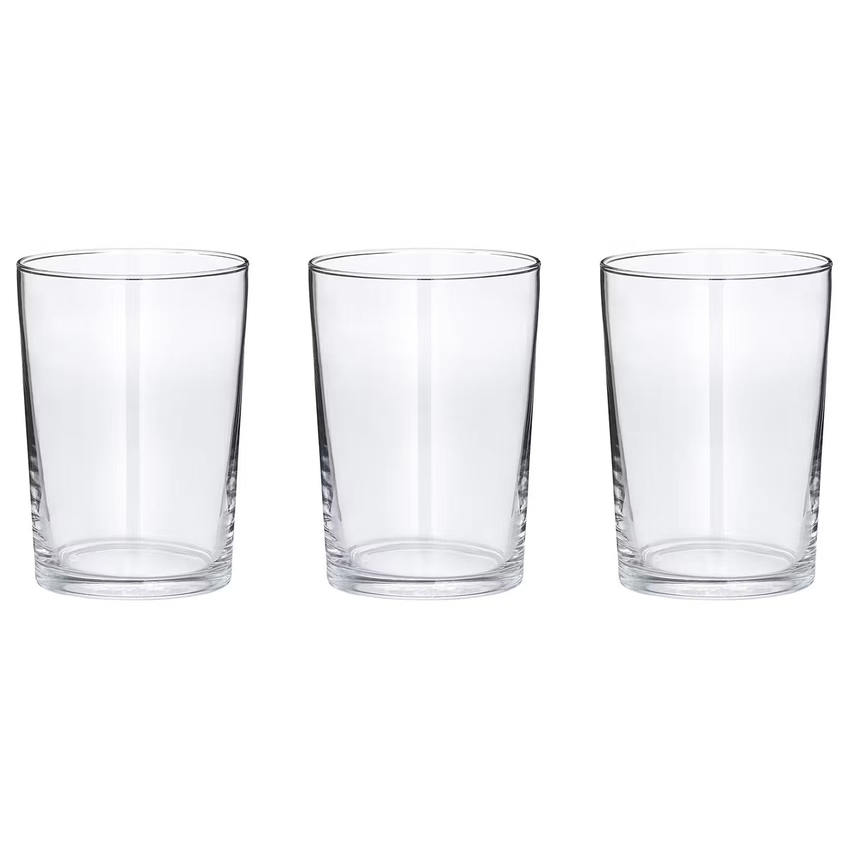 PURIST Trinkglas 3er-Set - Klarglas - Transparent