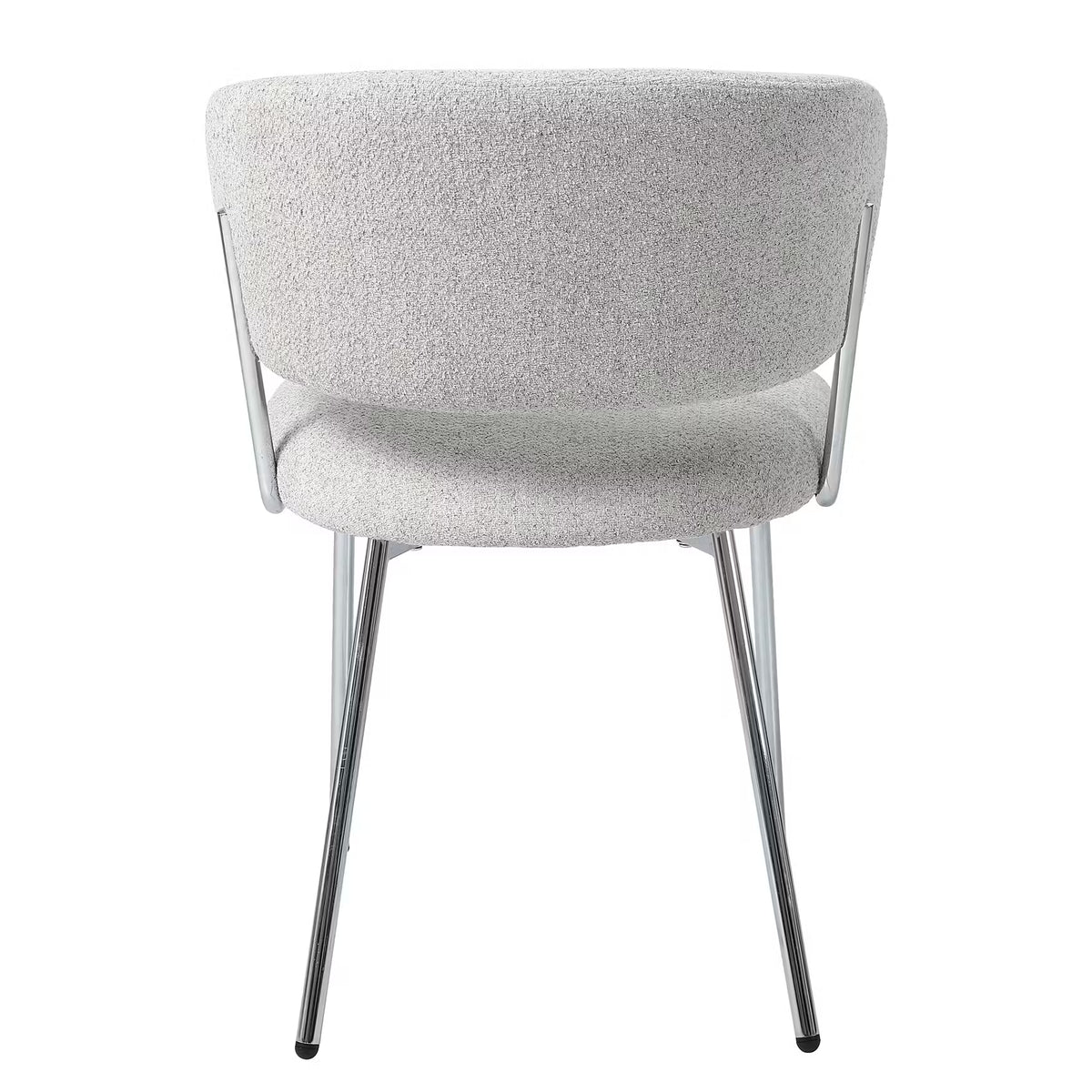 DINER Esszimmerstuhl 2er-Set - Stahl/Polyester - Beige