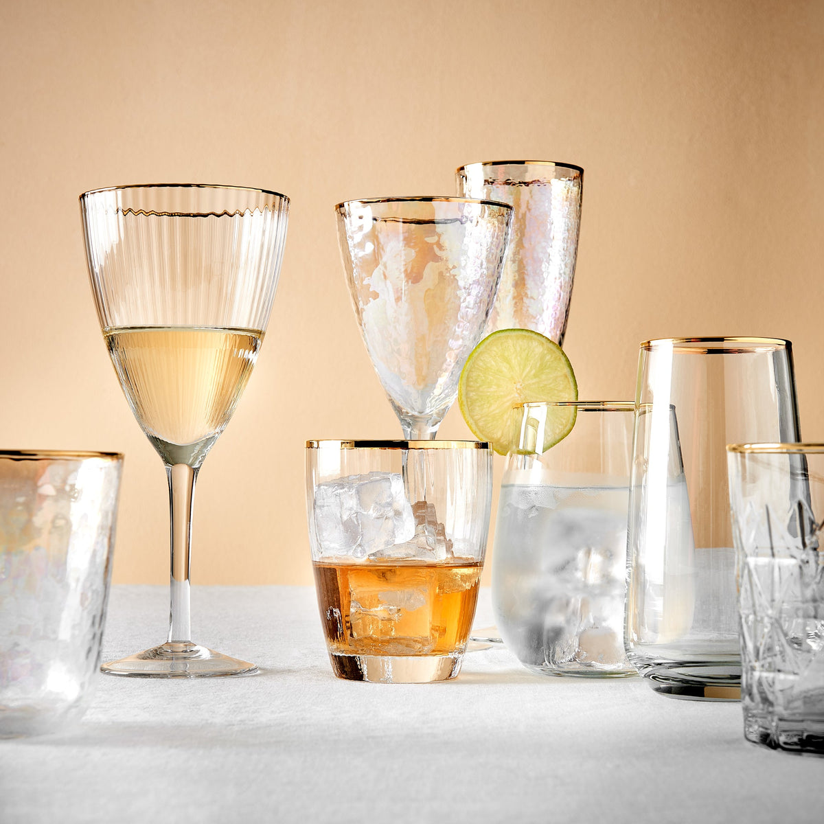 🍷 Gläser-Vielfalt: Wasser-, Weingläser & mehr