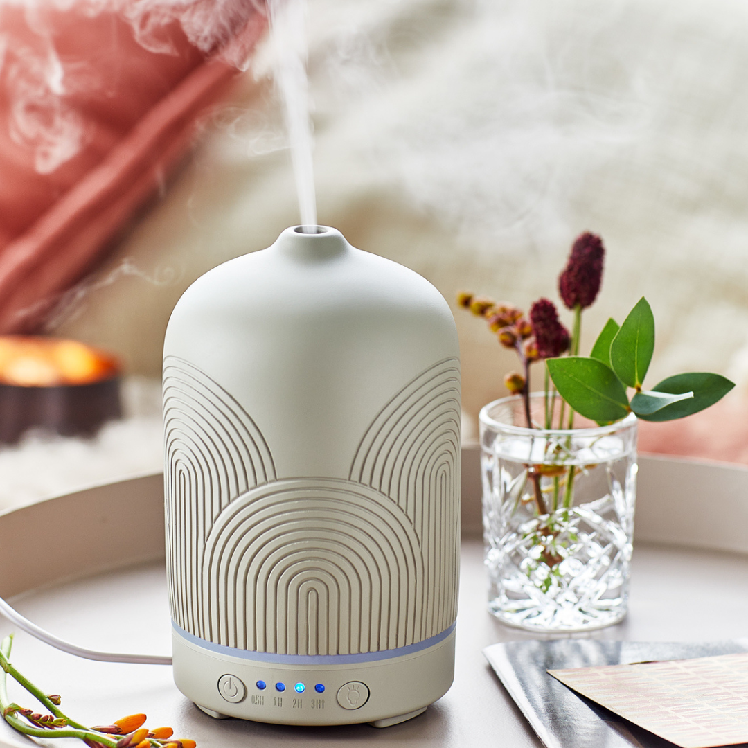 CLOUD NINE Aroma Diffuser aus Keramik mit feinem Nebel